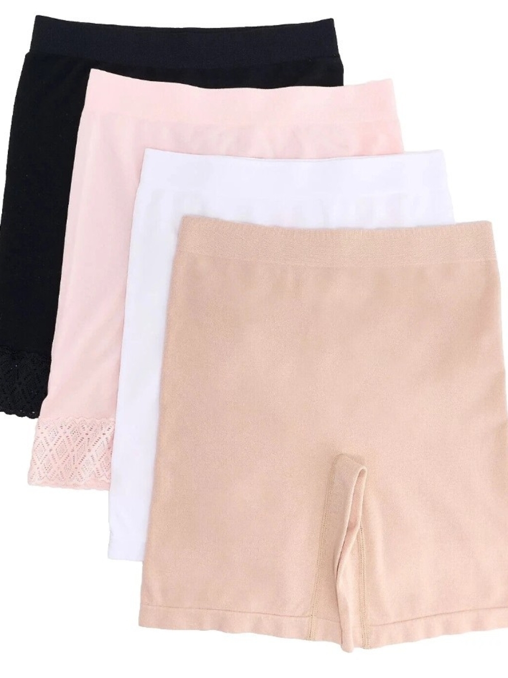 Breezies Comfort Breeze Set of 4 Seamless Long Leg Panty